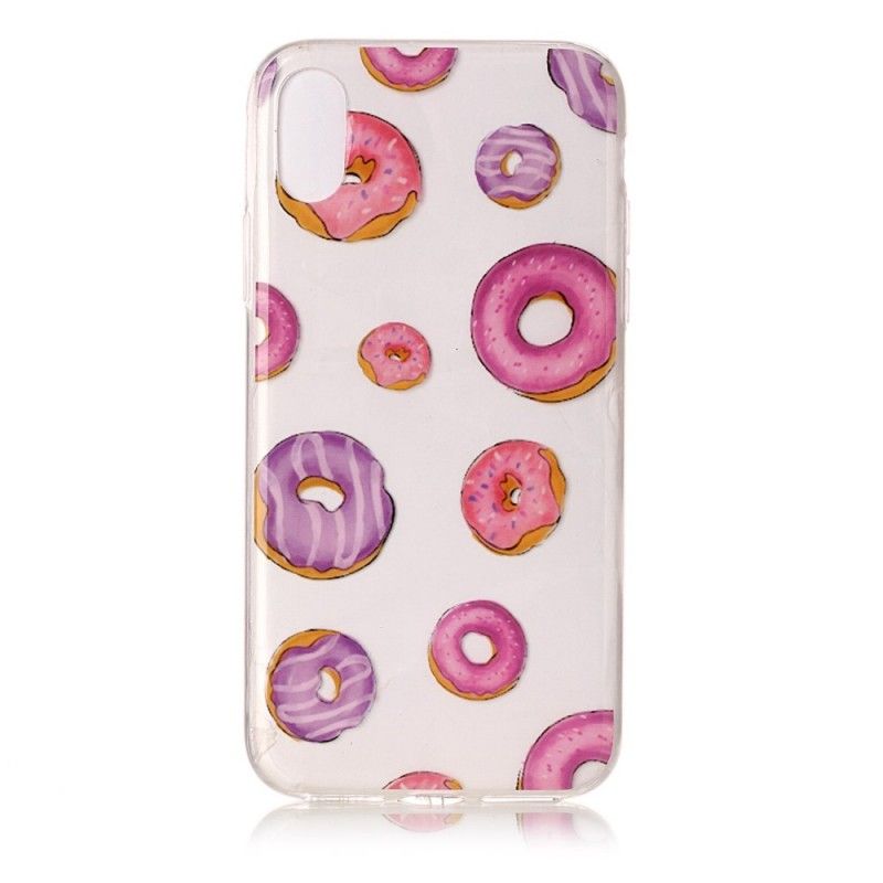 Hoesje iPhone X Transparante Donutventilator