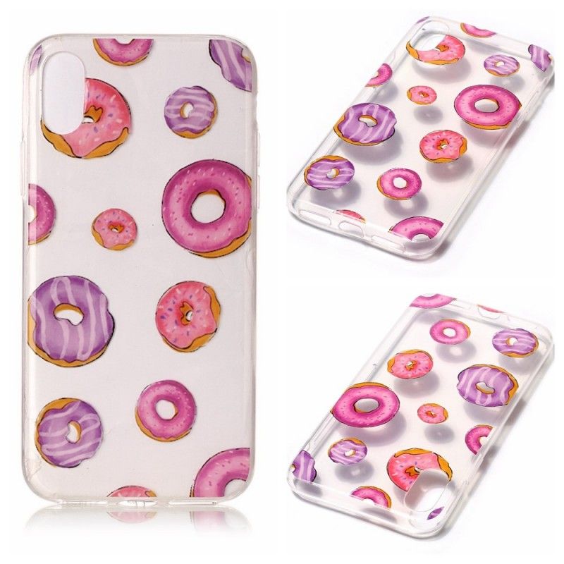 Hoesje iPhone X Transparante Donutventilator