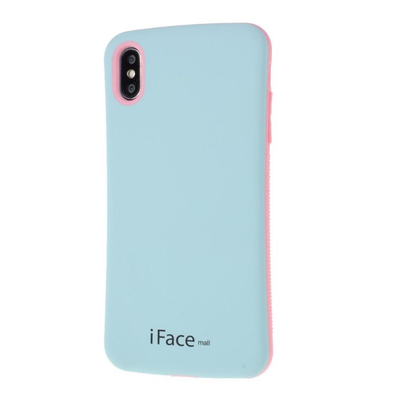 Hoesje voor iPhone X Geel Roze Iface Mall Macaron-Serie