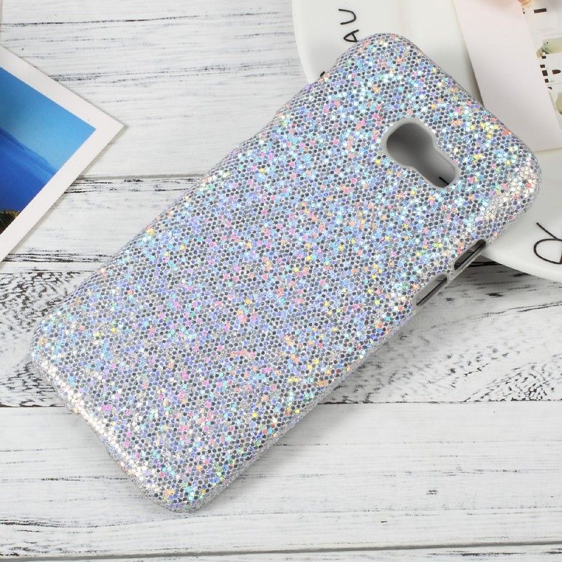 Hoesje Samsung Galaxy A5 2017 Zilver Roze Glitter