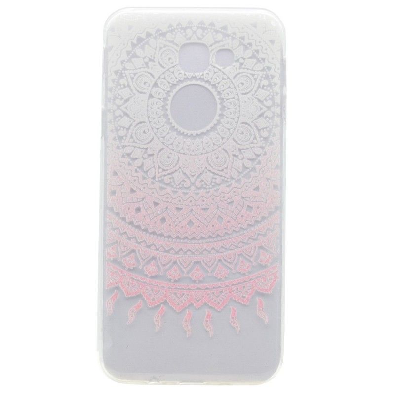 Hoesje voor Samsung Galaxy A5 2017 Roze Transparante Kleurrijke Mandala