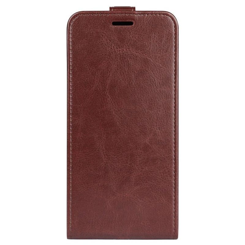 Leren Hoesje voor Xiaomi Redmi Note 11 / 11S Folio-hoesje Verticale Flap Met Leereffect