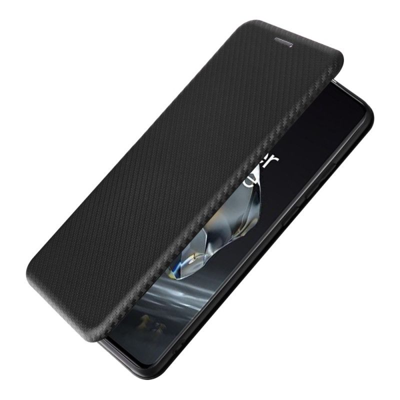 Folio-hoesje Oneplus 12 5g Telefoonhoesje Koolstofvezel