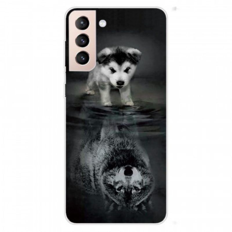 Hoesje voor Samsung Galaxy S22 Plus 5G Puppy-droom