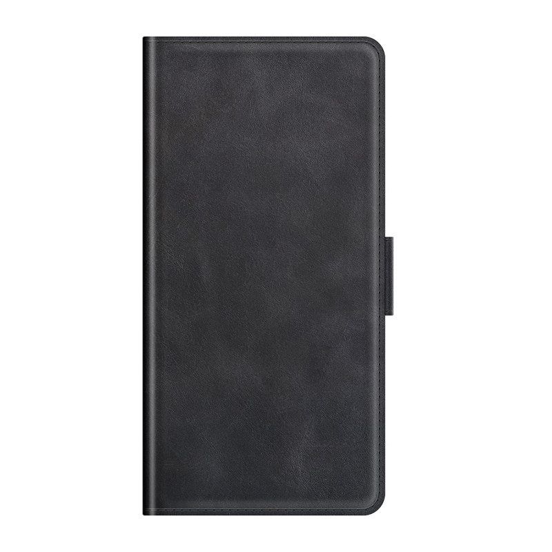 Leren Hoesje voor Samsung Galaxy S22 Plus 5G Folio-hoesje Flap Dubbel Ontwerp