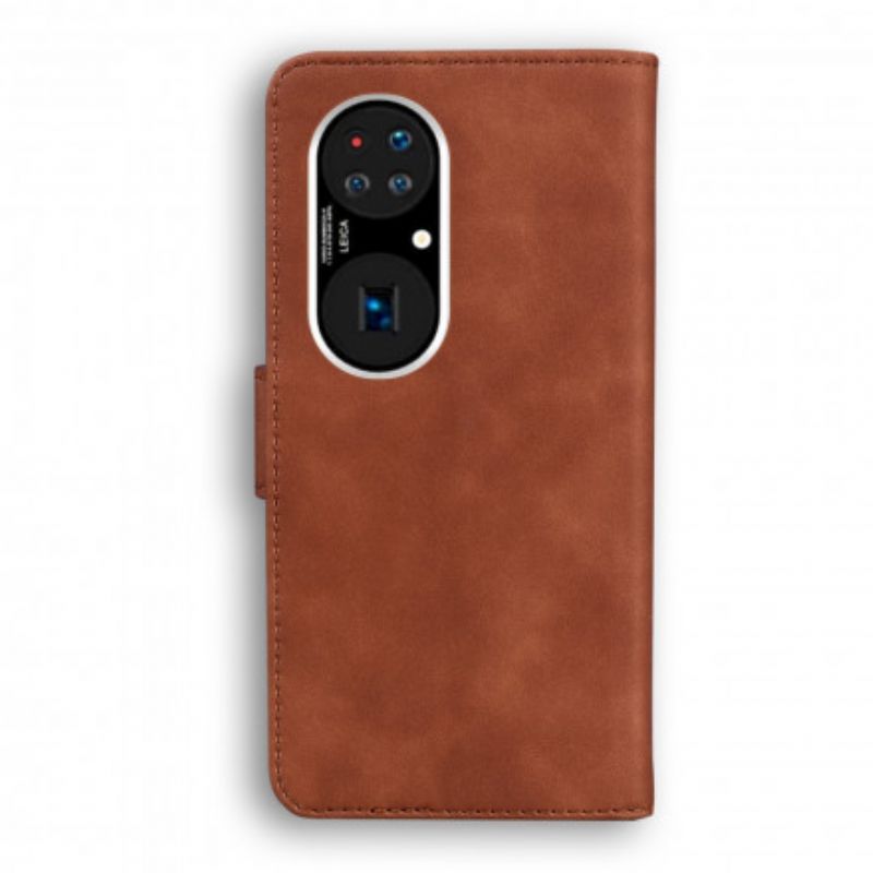 Leren Hoesje Huawei P50 Pro Stijl Lederen Vintage Couture