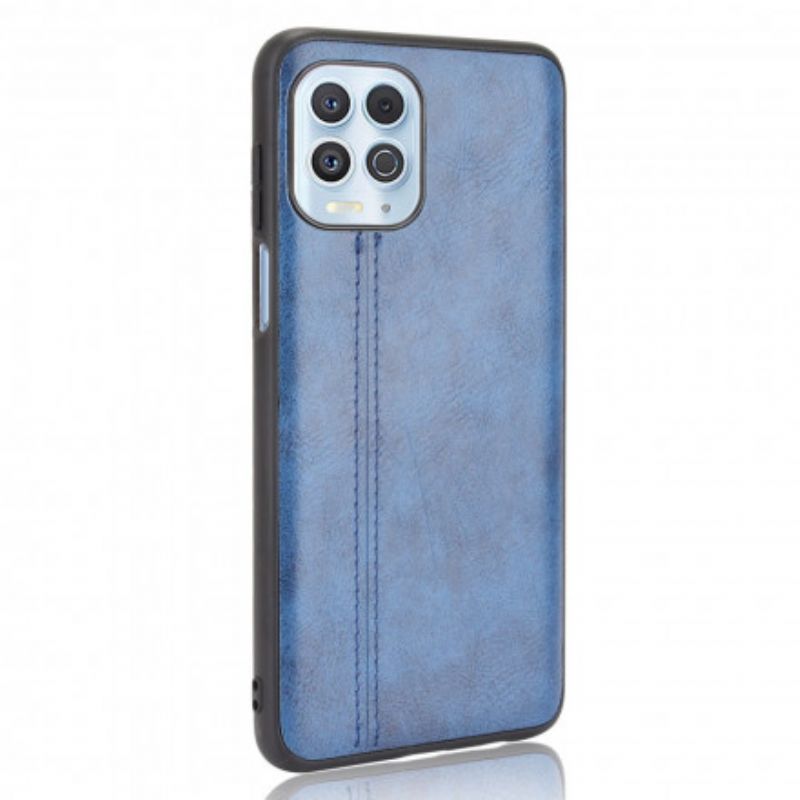 Hoesje Moto G100 Couture Leereffect