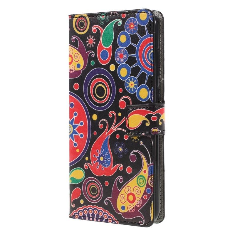 Cover Folio-hoesje Samsung Galaxy A9 Telefoonhoesje Tekeningen Van Sterrenstelsels