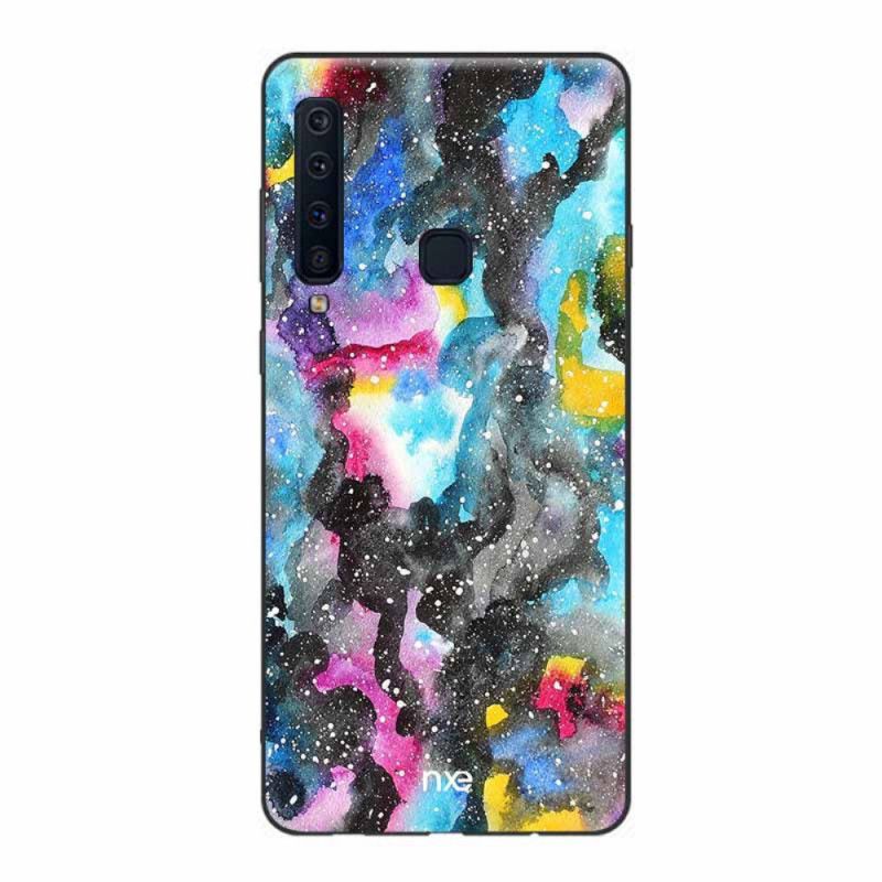 Hoesje voor Samsung Galaxy A9 Roze Magenta Nxe Splash-Kleur