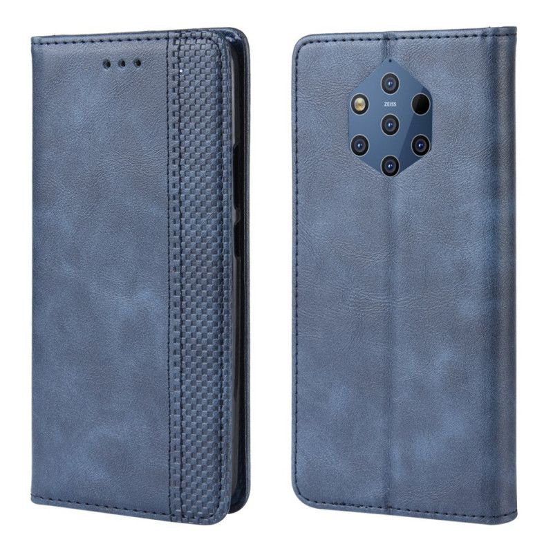 Folio-hoesje Nokia 9 PureView Gestileerd Vintage Leereffect