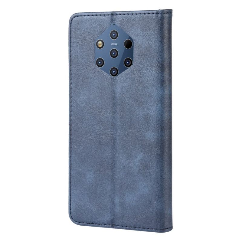 Folio-hoesje Nokia 9 PureView Gestileerd Vintage Leereffect