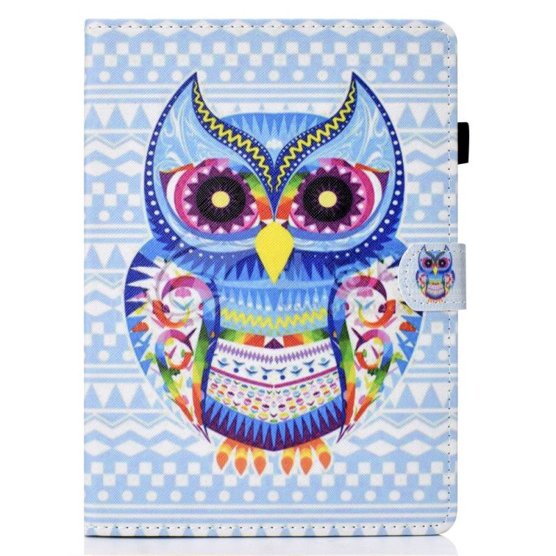 Cover Folio-hoesje iPad Air 10.9" (2020) Telefoonhoesje Uil Art