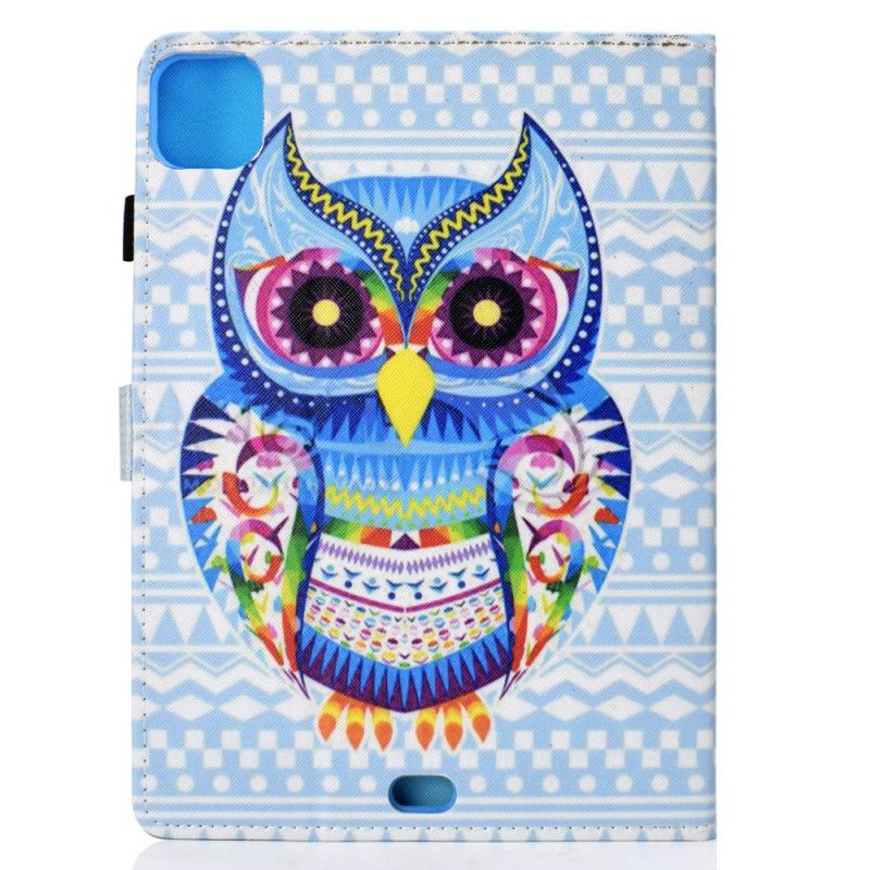 Cover Folio-hoesje iPad Air 10.9" (2020) Telefoonhoesje Uil Art