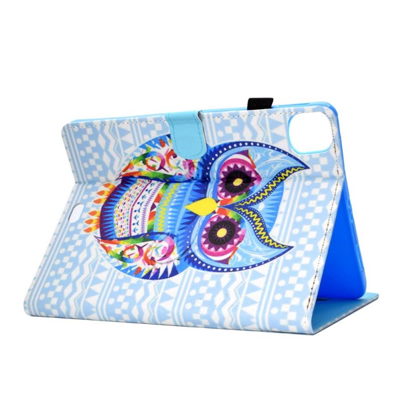 Cover Folio-hoesje iPad Air 10.9" (2020) Telefoonhoesje Uil Art