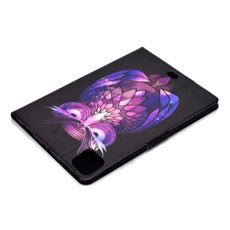 Flip Case Leren iPad Air 10.9" (2020) Afwijzende Uil