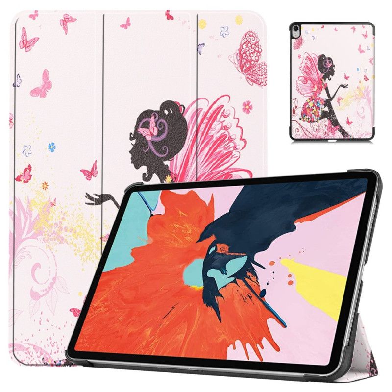 iPad Air 10.9" (2020) Bloemenfee Imitatieleer