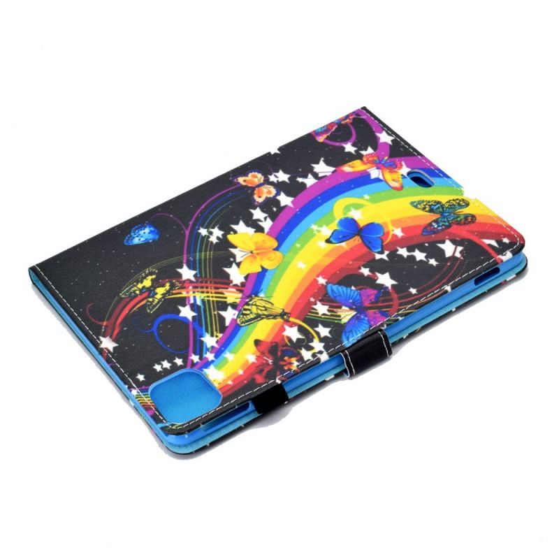 Leren Hoesje iPad Air 10.9" (2020) Regenboogvlinders