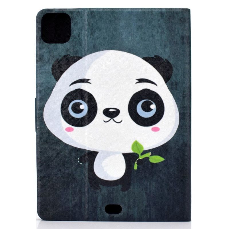 Leren Hoesje voor iPad Air 10.9" (2020) Babypanda