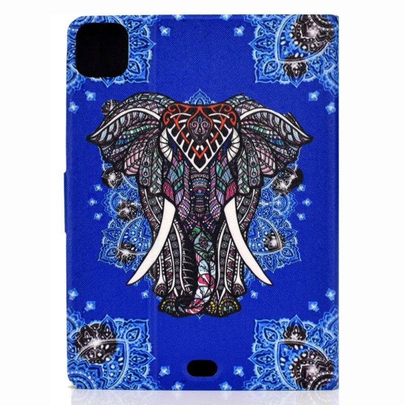 Leren Hoesje voor iPad Air 10.9" (2020) Olifantenmandala