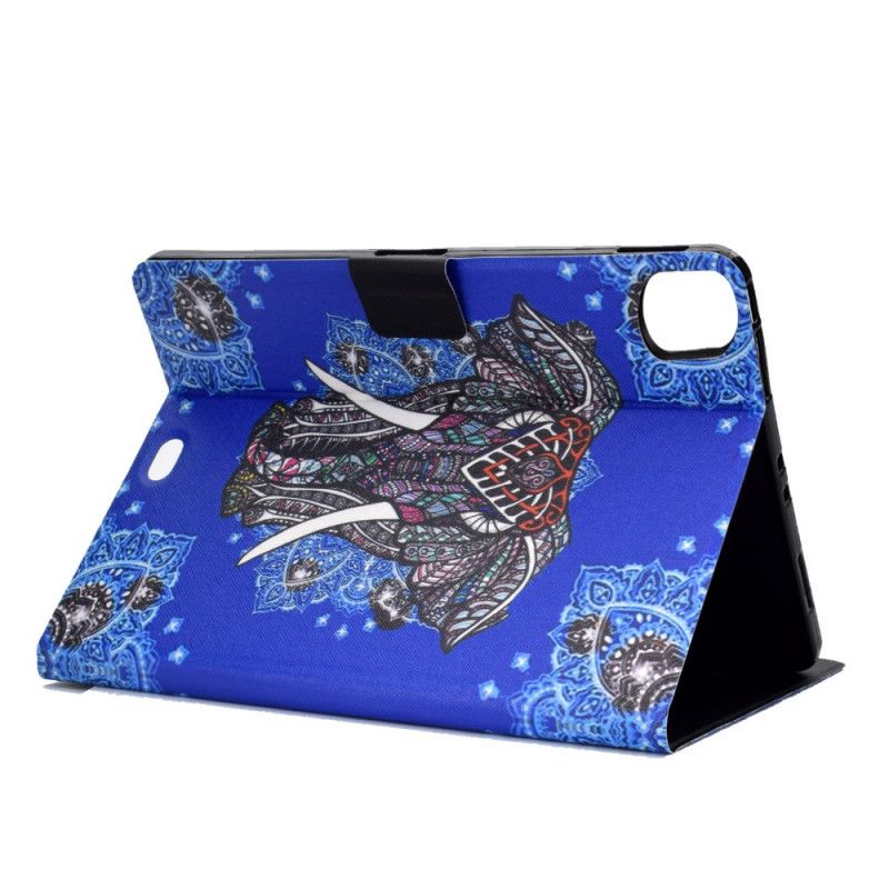 Leren Hoesje voor iPad Air 10.9" (2020) Olifantenmandala