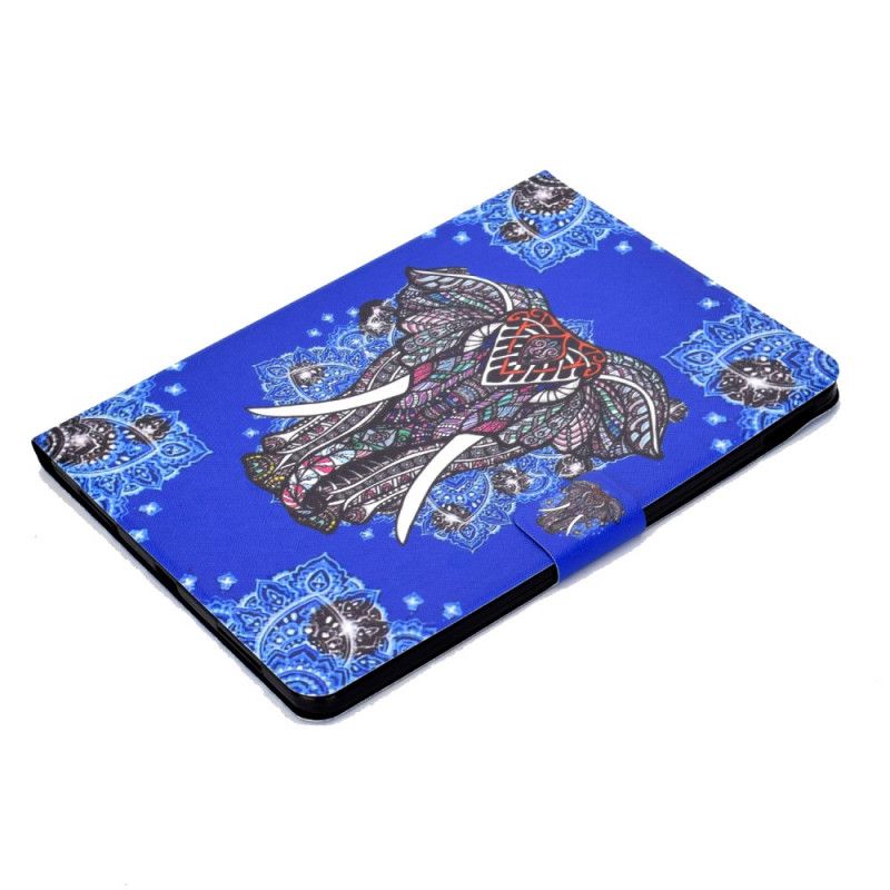 Leren Hoesje voor iPad Air 10.9" (2020) Olifantenmandala