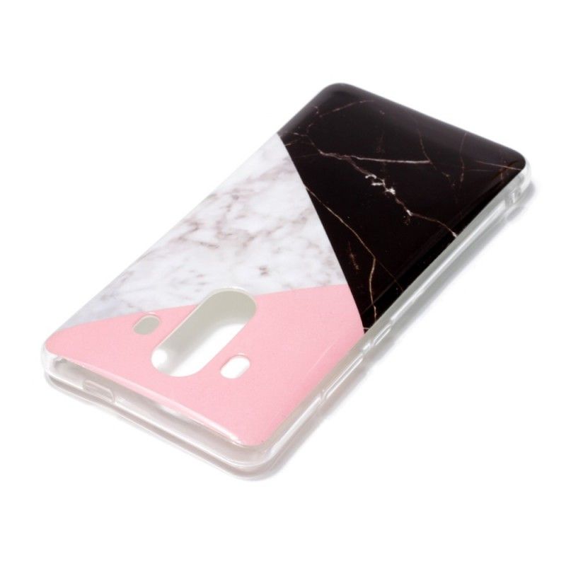 Case Hoesje Huawei Mate 10 Pro Telefoonhoesje Geometrisch Marmer