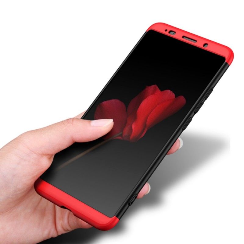 Hoesje Huawei Mate 10 Pro Donkerblauw Rood Afneembare Gkk