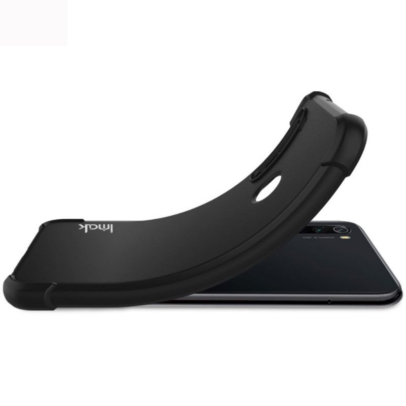 Case Hoesje OnePlus 7T Pro Grijs Zwart Telefoonhoesje Flexibele Siliconen Met Imak-Schermfolie