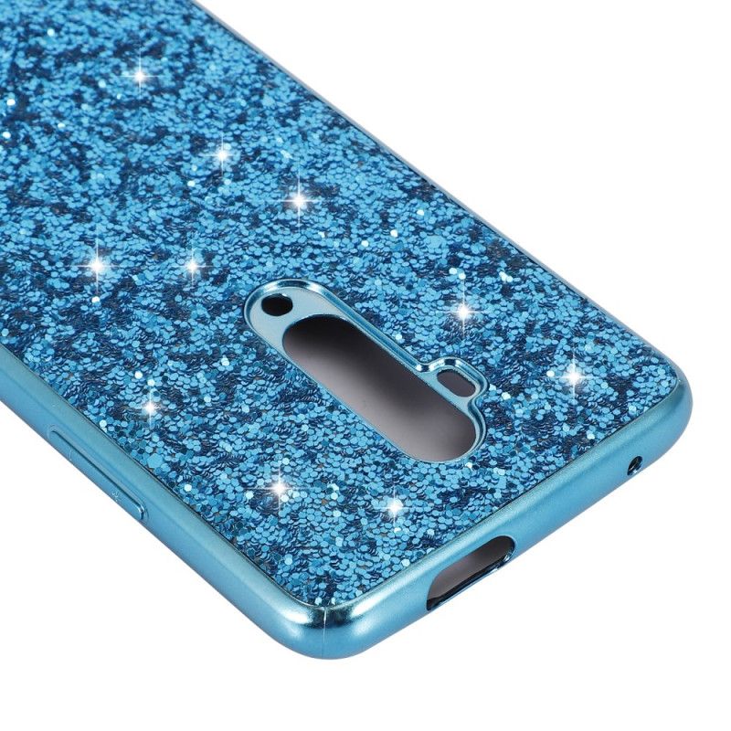 Case Hoesje OnePlus 7T Pro Rood Zwart Telefoonhoesje Ik Ben Glitter