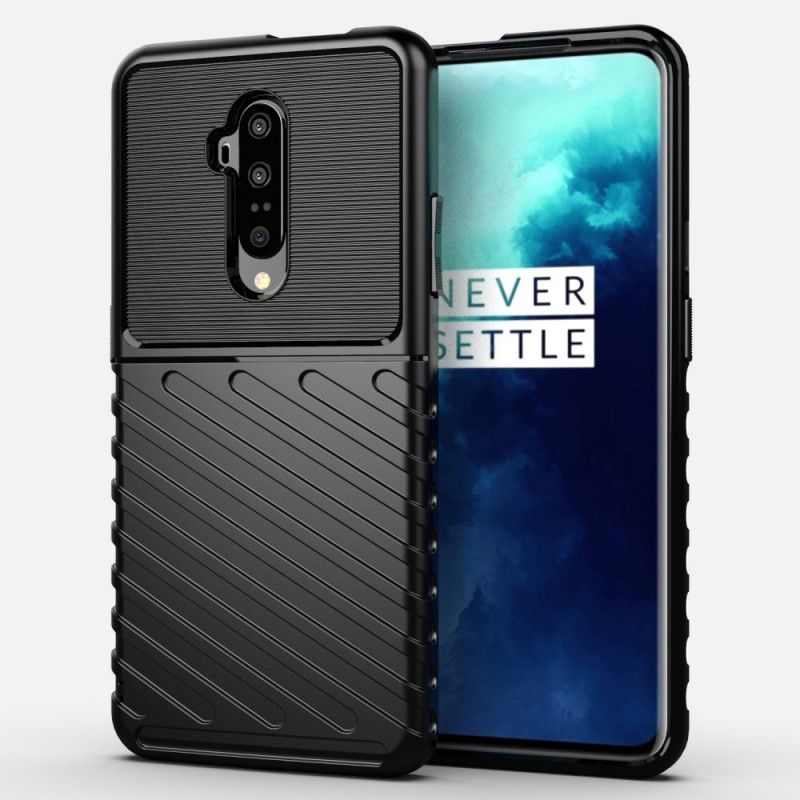 Hoesje OnePlus 7T Pro Groen Zwart Donderreeks