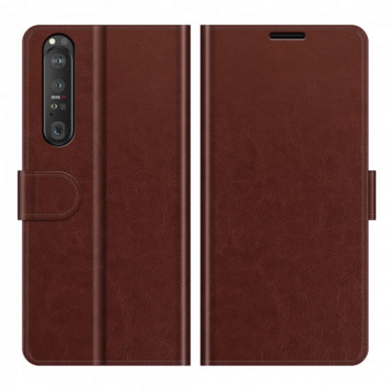 Flip Case Leren Sony Xperia 1 Iii Ultra Kunstleer