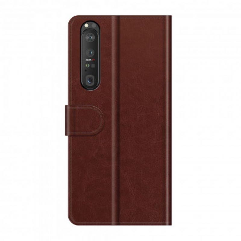 Flip Case Leren Sony Xperia 1 Iii Ultra Kunstleer