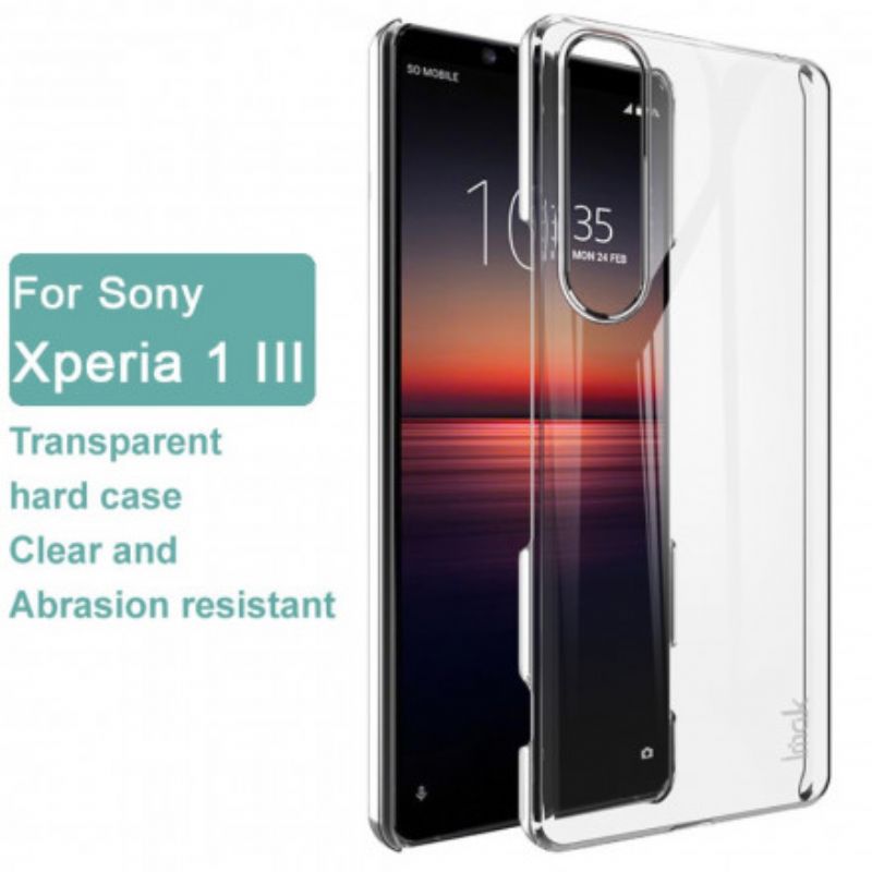 Hoesje Voor Sony Xperia 1 Iii Imak Transparant Kristal