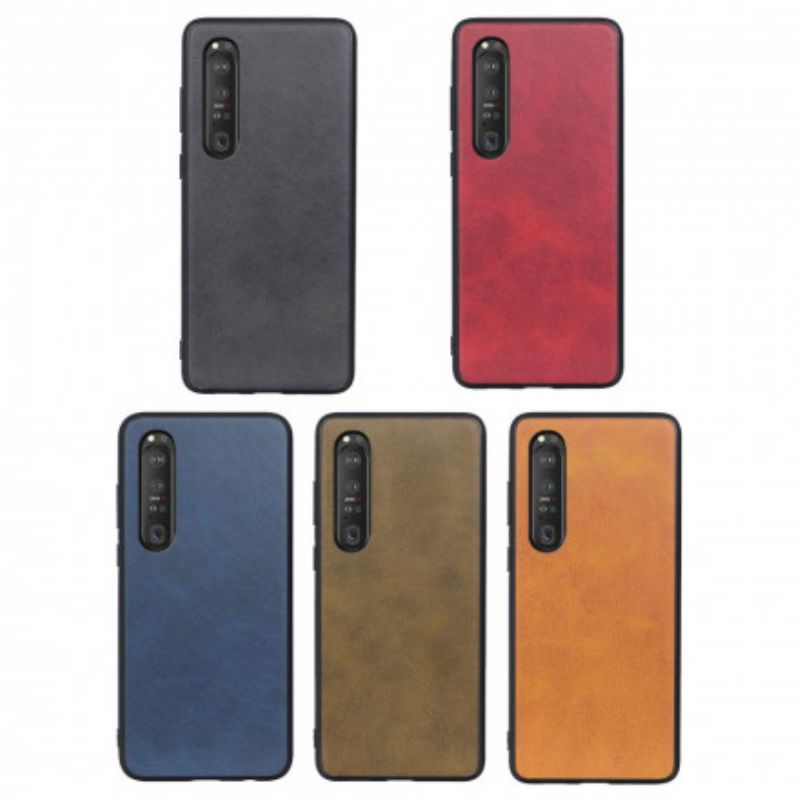 Hoesje Voor Sony Xperia 1 Iii Leereffect