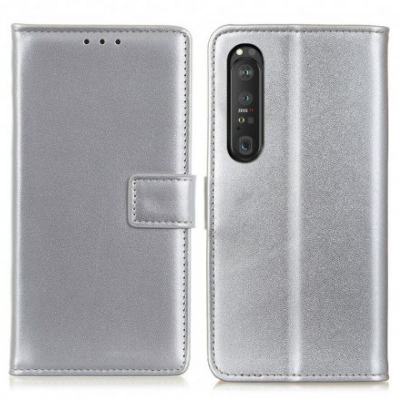 Leren Hoesje Voor Sony Xperia 1 Iii Gewoon Kunstleer