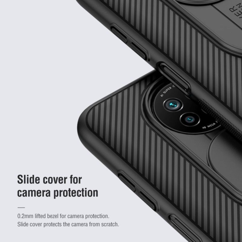 Case Hoesje Xiaomi Redmi Note 9 5G / Note 9T 5G Telefoonhoesje Nillkin Nokkenscherm Serie