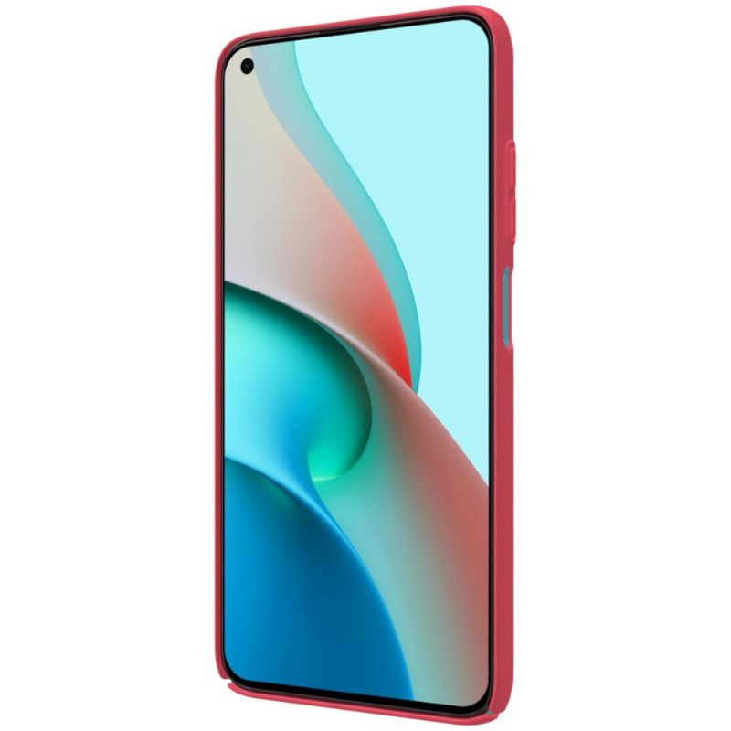 Hoesje Xiaomi Redmi Note 9 5G / Note 9T 5G Wit Zwart Stijve Frosted Nillkin