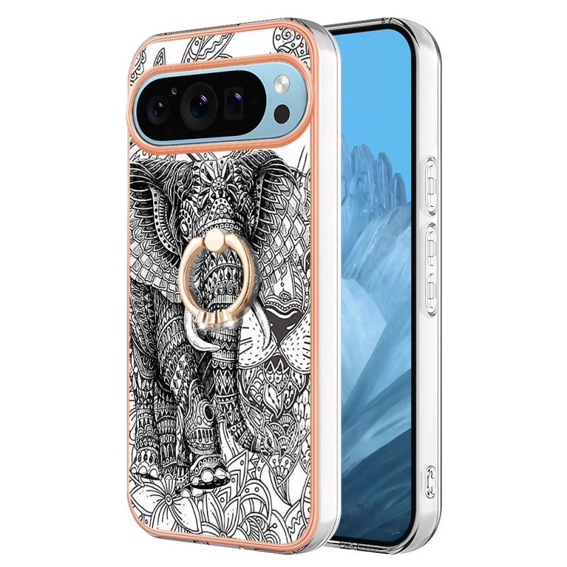 Hoesje Google Pixel 9 Olifant Totem Steunring