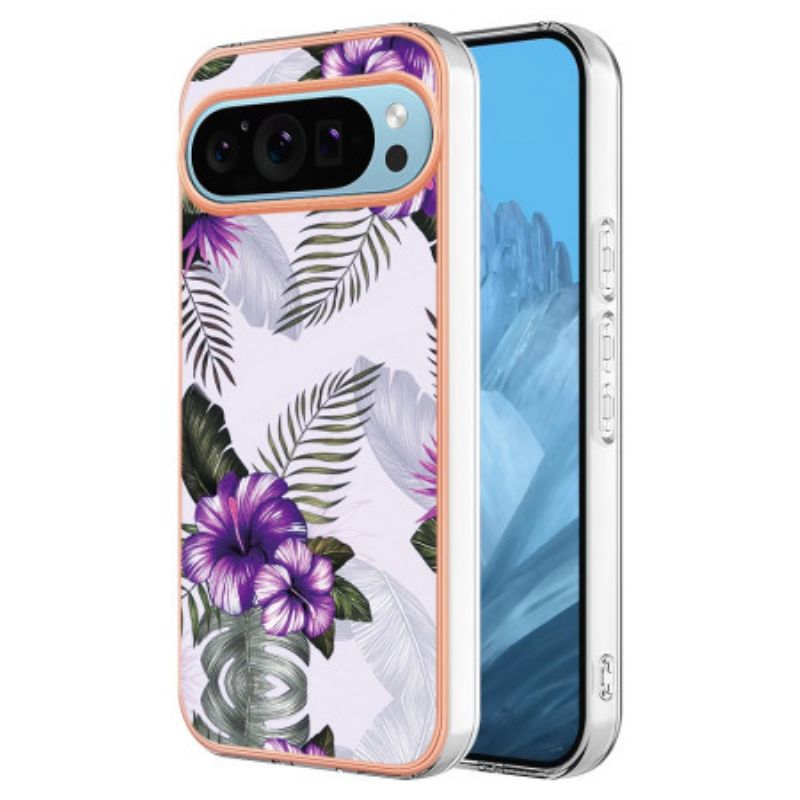 Hoesje Google Pixel 9 Violette Bloem