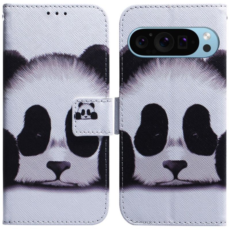 Leren Hoesje Google Pixel 9 Panda Bescherming Hoesje