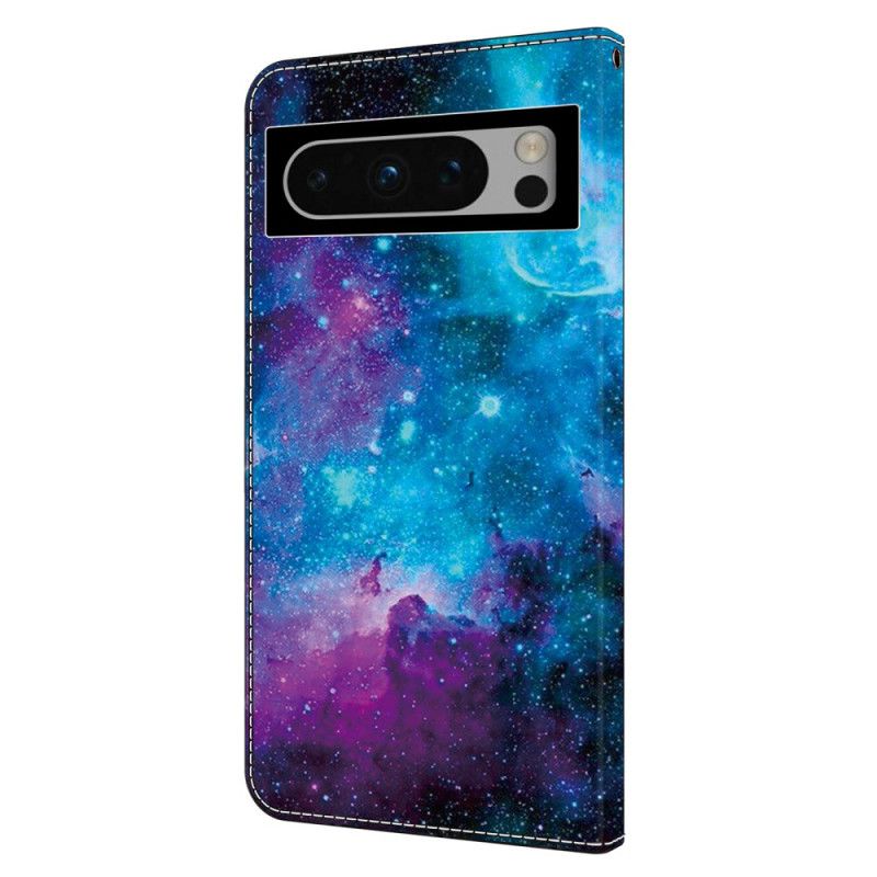 Leren Hoesje Google Pixel 9 Sterrenhemel Bescherming Hoesje