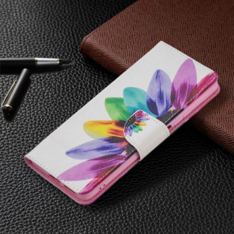 Bescherming Hoesje Xiaomi Mi 11t / 11t Pro Bloem Aquarel