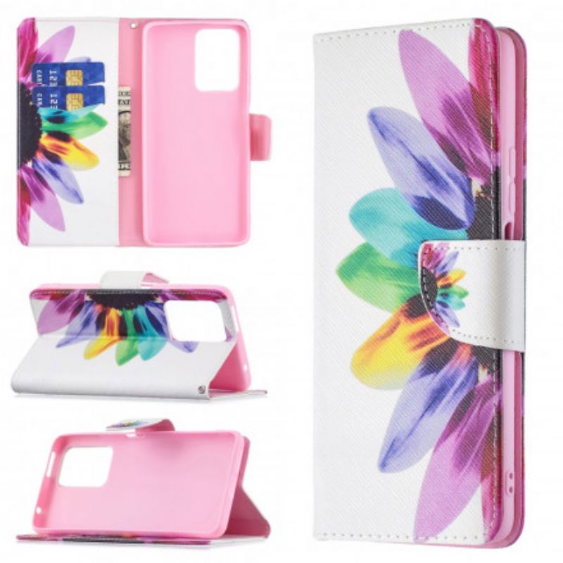 Bescherming Hoesje Xiaomi Mi 11t / 11t Pro Bloem Aquarel