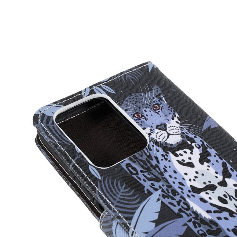 Bescherming Hoesje Xiaomi Mi 11t / 11t Pro Leopard Strappy