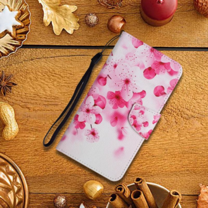 Bescherming Hoesje Xiaomi Mi 11t / 11t Pro Roze Bloemen