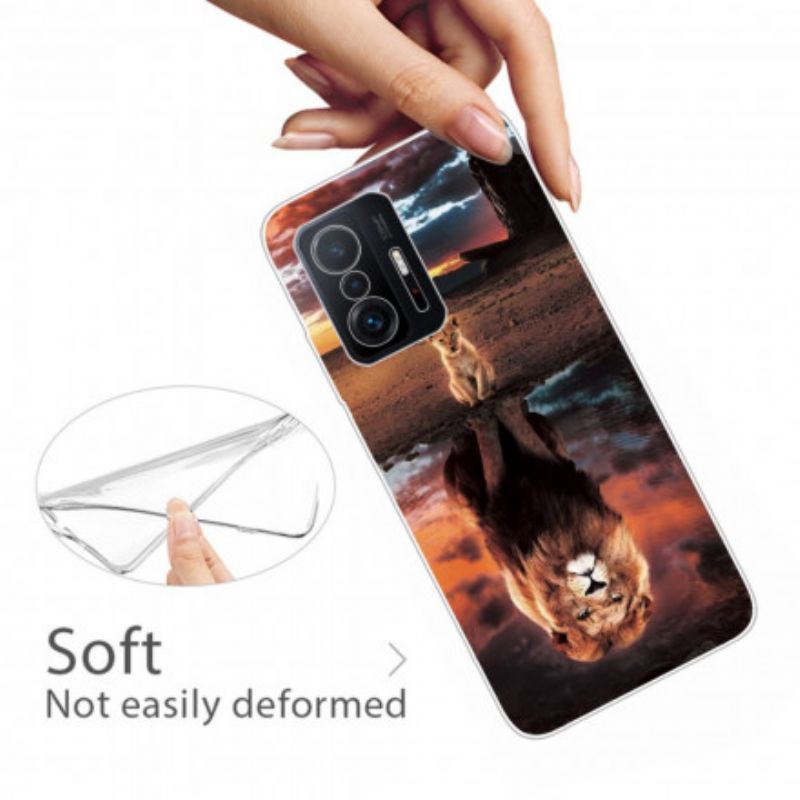 Case Hoesje Xiaomi Mi 11t / 11t Pro Telefoonhoesje Dream Of Lion Cub