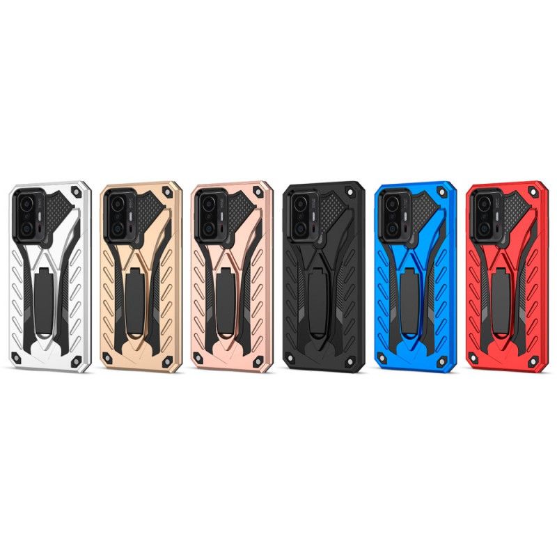 Cover Hoesje Xiaomi Mi 11t / 11t Pro Telefoonhoesje Verticale En Horizontale Verwijderbare Steun