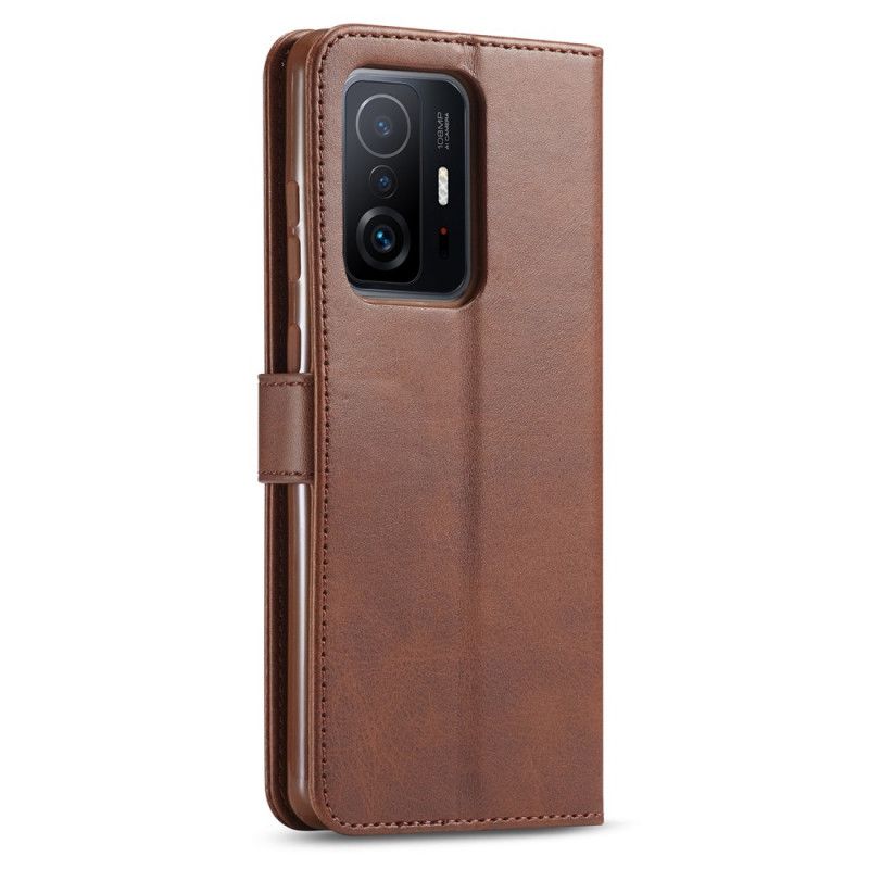 Flip Case Leren Xiaomi Mi 11t / 11t Pro Lc.imeeke Leereffect