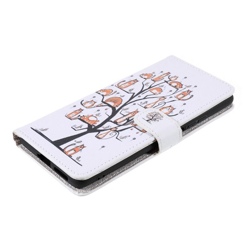 Folio-hoesje Xiaomi Mi 11t / 11t Pro Telefoonhoesje Funky Cats Strappy