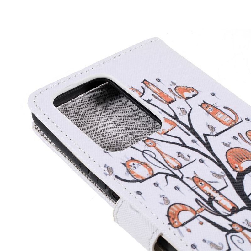 Folio-hoesje Xiaomi Mi 11t / 11t Pro Telefoonhoesje Funky Cats Strappy